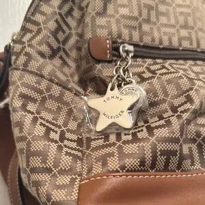 NEW!!! Tommy Hilfiger Brown and Beige Round Top Backpack Purse with Coin Purse Amazon.com: Tommy Hilfiger Women main image 3